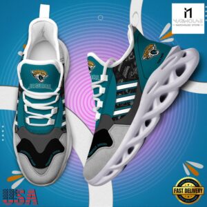 Custom Name NFL Jacksonville Jaguars Clunky Sport Max Soul Shoes