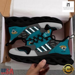 Custom Name NFL Jacksonville Jaguars Clunky Sport Max Soul Shoes