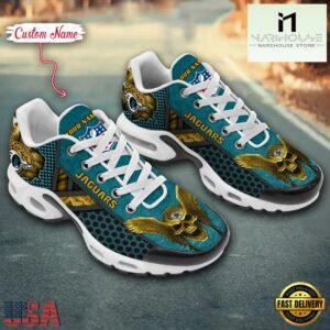 NFL Jacksonville Jaguars Skull Custom Air Max Plus Shoes 7 Custom Name NFL Jacksonville Jaguars Skull Air Max Plus Shoes