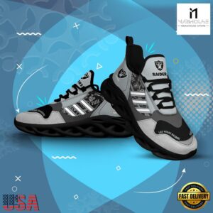 Custom Name NFL Las Vegas Raiders Clunky Sport Max Soul Shoes