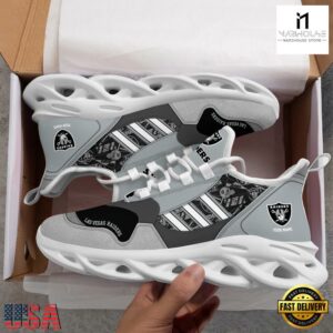 Custom Name NFL Las Vegas Raiders Clunky Sport Max Soul Shoes