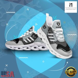 Custom Name NFL Las Vegas Raiders Clunky Sport Max Soul Shoes