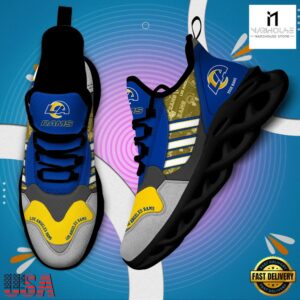 Custom Name NFL Los Angeles Rams Clunky Sport Max Soul Shoes