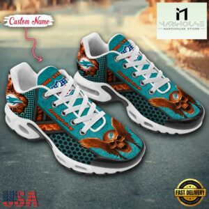 NFL Miami Dolphins Skull Custom Air Max Plus Shoes 7 Custom Name NFL Miami Dolphins Skull Air Max Plus Shoes
