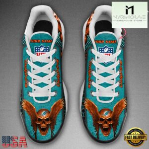 Custom Name NFL Minnesota Vikings Skull Air Max Plus Shoes