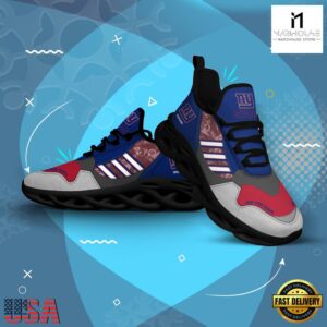 Custom Name NFL New York Giants Clunky Sport Max Soul Shoes