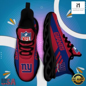 Custom Name NFL New York Giants Max Soul Shoes Gift For Fans