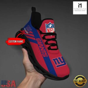Custom Name NFL New York Giants Max Soul Shoes Gift For Fans