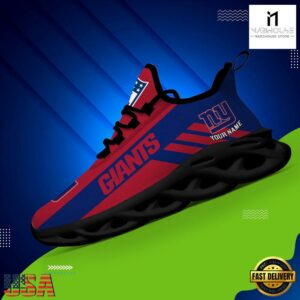 Custom Name NFL New York Giants Max Soul Shoes Gift For Fans