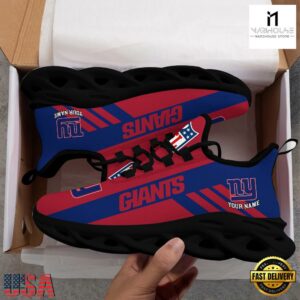 Custom Name NFL New York Giants Max Soul Shoes Gift For Fans