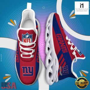 Custom Name NFL New York Giants Max Soul Shoes Gift For Fans