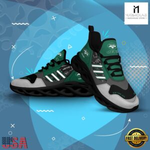 Custom Name NFL New York Jets Clunky Sport Max Soul Shoes