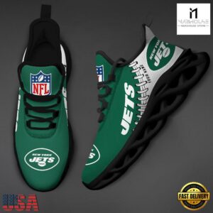 Custom Name NFL New York Jets Max Soul Shoes v2- DS001