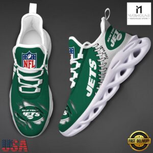 Custom Name NFL New York Jets Max Soul Shoes