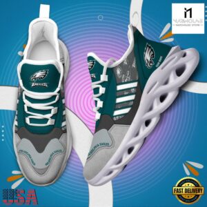 Custom Name NFL Philadelphia Eagles Clunky Sport Max Soul Shoes