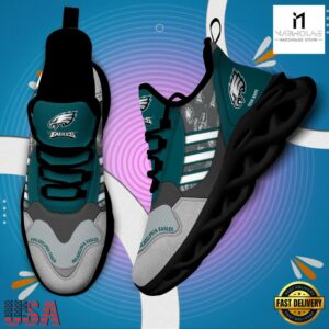 Custom Name NFL Philadelphia Eagles Clunky Sport Max Soul Shoes