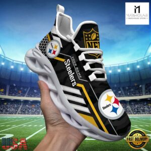 Custom Name NFL Pittsburgh SteelersClunky Max Soul Shoes