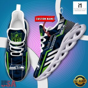 Custom Name NFL Seattle Seahawks Clunky Max Soul Shoes