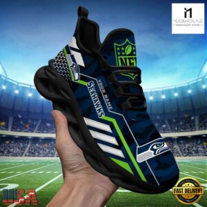 Custom Name NFL Seattle Seahawks Clunky Max Soul Shoes