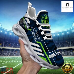 Custom Name NFL Seattle Seahawks Clunky Max Soul Shoes