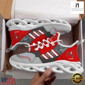 Custom Name NFL Tampa Bay Buccaneers Clunky Sport Max Soul Shoes