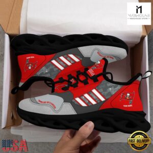 Custom Name NFL Tampa Bay Buccaneers Clunky Sport Max Soul Shoes