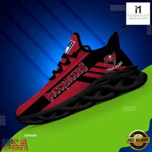 Custom Name NFL Tampa Bay Buccaneers Max Soul Shoes Gift For Fans