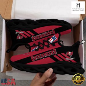 Custom Name NFL Tampa Bay Buccaneers Max Soul Shoes Gift For Fans