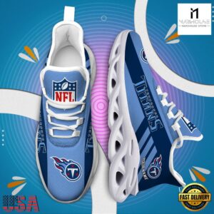 Custom Name NFL Tennessee Titans Max Soul Shoes Gift For Fans