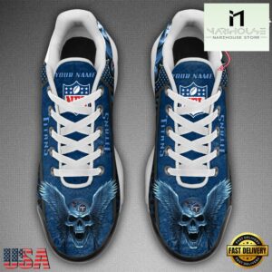 NFL Tennessee Titans Skull Custom Air Max Plus Shoes 9 Custom Name NFL Tennessee Titans Skull Air Max Plus Shoes