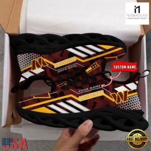 Custom Name NFL Washington Commanders Clunky Max Soul Shoes
