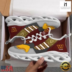 Personalized NFL Washington Commanders Clunky Sport Max Soul Shoes NFL Gifts 10 Custom Name NFL Washington Commanders Clunky Sport Max Soul Shoes