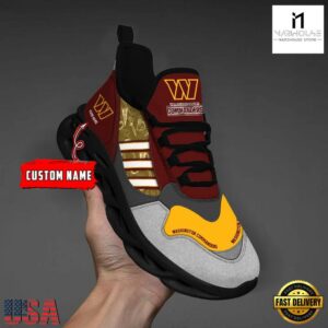 Personalized NFL Washington Commanders Clunky Sport Max Soul Shoes NFL Gifts 15 Custom Name NFL Washington Commanders Clunky Sport Max Soul Shoes