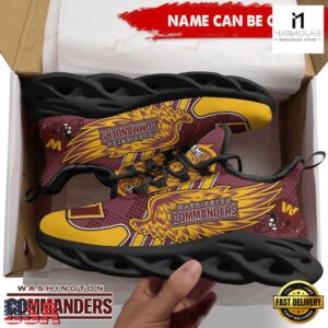 Custom Name NFL Washington Commanders Max Soul Shoes For Men And Women
