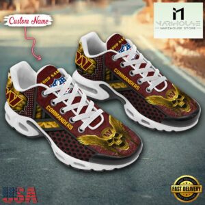 Custom Name NFL Washington commanders Skull Air Max Plus Shoes