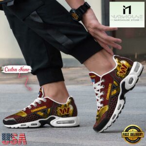 Custom Name NFL Washington commanders Skull Air Max Plus Shoes