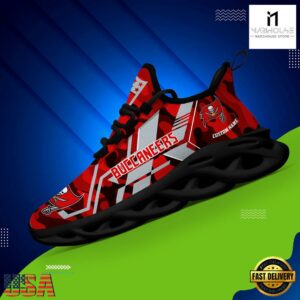 Personalized Tampa Bay Buccaneers NFL Sport Team Clunky Max Soul Shoes NFL Gifts 10 Custom Name Tampa Bay Buccaneers NFL Sport Team Clunky Max Soul Shoes