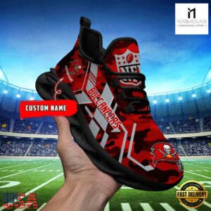 Custom Name Tampa Bay Buccaneers NFL Sport Team Clunky Max Soul Shoes