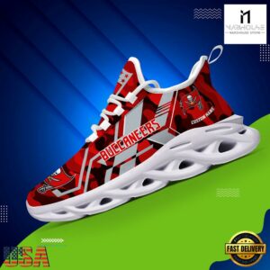Personalized Tampa Bay Buccaneers NFL Sport Team Clunky Max Soul Shoes NFL Gifts 13 Custom Name Tampa Bay Buccaneers NFL Sport Team Clunky Max Soul Shoes
