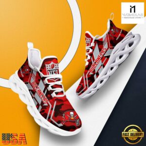 Personalized Tampa Bay Buccaneers NFL Sport Team Clunky Max Soul Shoes NFL Gifts 15 Custom Name Tampa Bay Buccaneers NFL Sport Team Clunky Max Soul Shoes