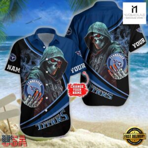 Custom Name Tennessee Titans NFL Hawaiian Shirt