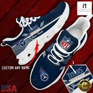 Custom Name Tennessee Titans NFL Sport Max Soul Shoes