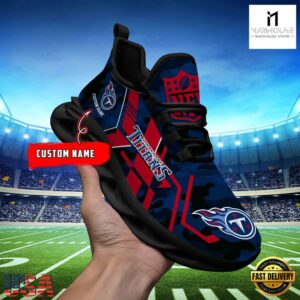 Custom Name Tennessee Titans NFL Sport Team Clunky Max Soul Shoes