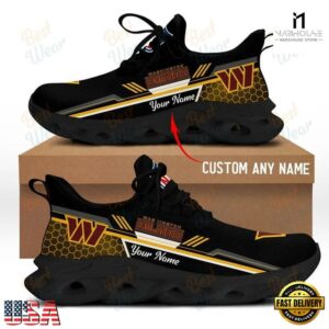 Custom Name Washington Commanders NFL Sport Max Soul Shoes