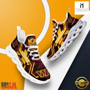 Custom Name Washington Commanders NFL Sport Team Clunky Max Soul Shoes