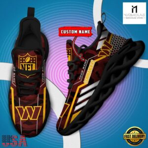 Personalized Washington Commanders NFL Sport Team Clunky Max Soul Shoes NFL Gifts 8 Custom Name Washington Commanders NFL Sport Team Clunky Max Soul Shoes