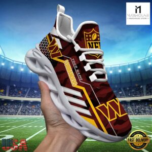 Custom Name Washington Commanders NFL Sport Team Clunky Max Soul Shoes