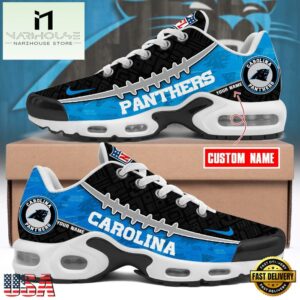 Custom NFL Carolina Panthers Limited Design Air Max Plus Shoes