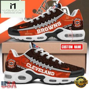 Custom NFL Cleveland Browns Limited Design Air Max Plus Shoes