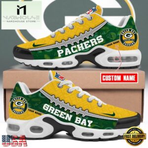 Custom NFL Green Bay Packers Limited Design Air Max Plus Shoes